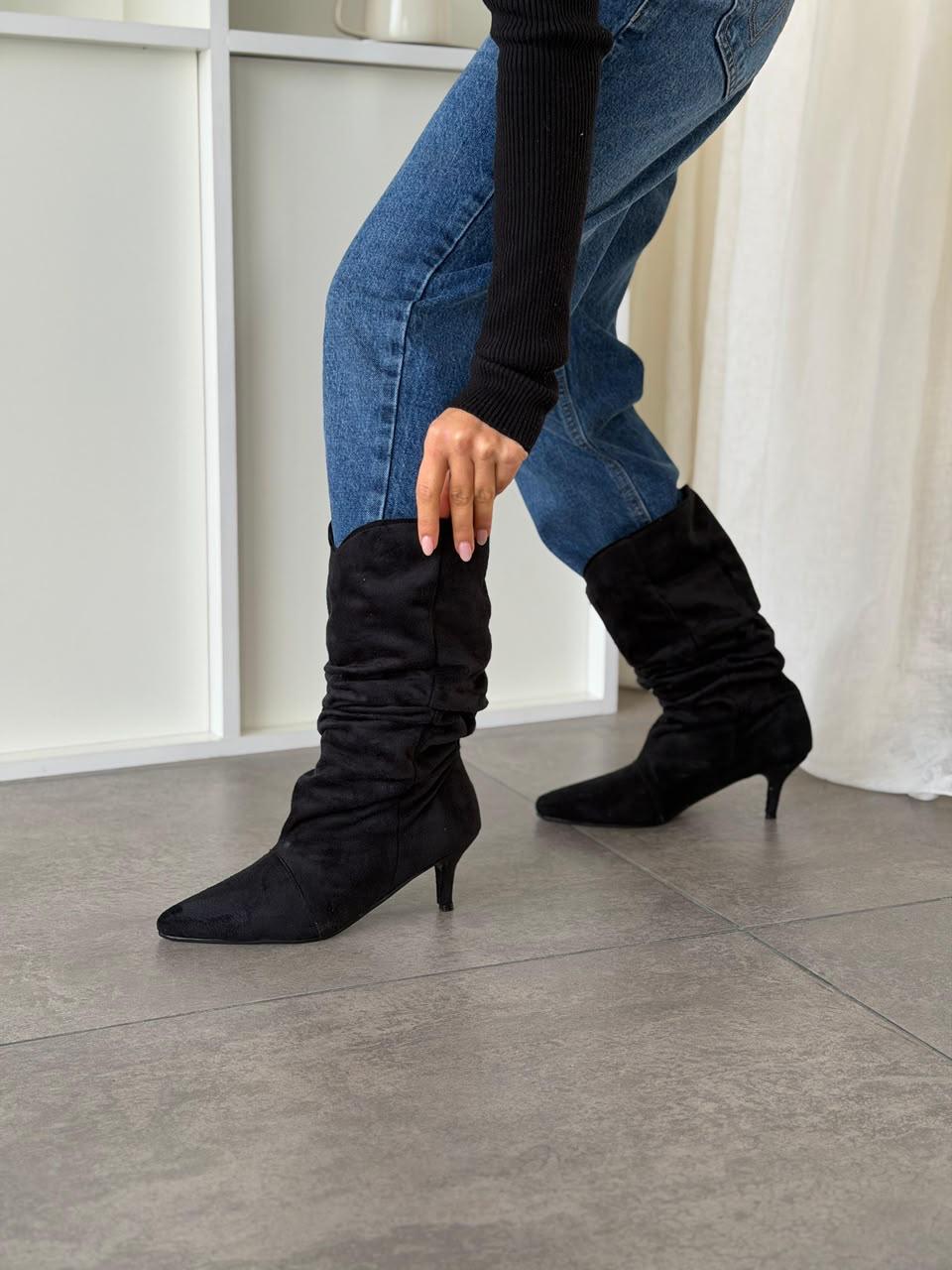 Botas de cuero ecológico "Mónaco" - Nala Shoes